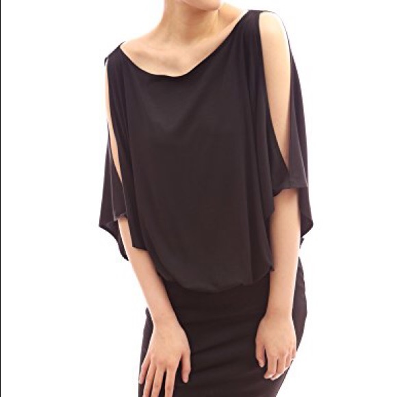 PattyBoutik Dresses & Skirts - PattyBoutik Blouson Batwing Dress